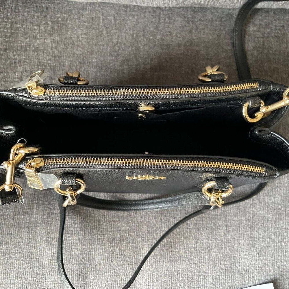 Coach Mini Christie Carryall in Crossgrain Leather F57523 NWT - Picture 6 of 9